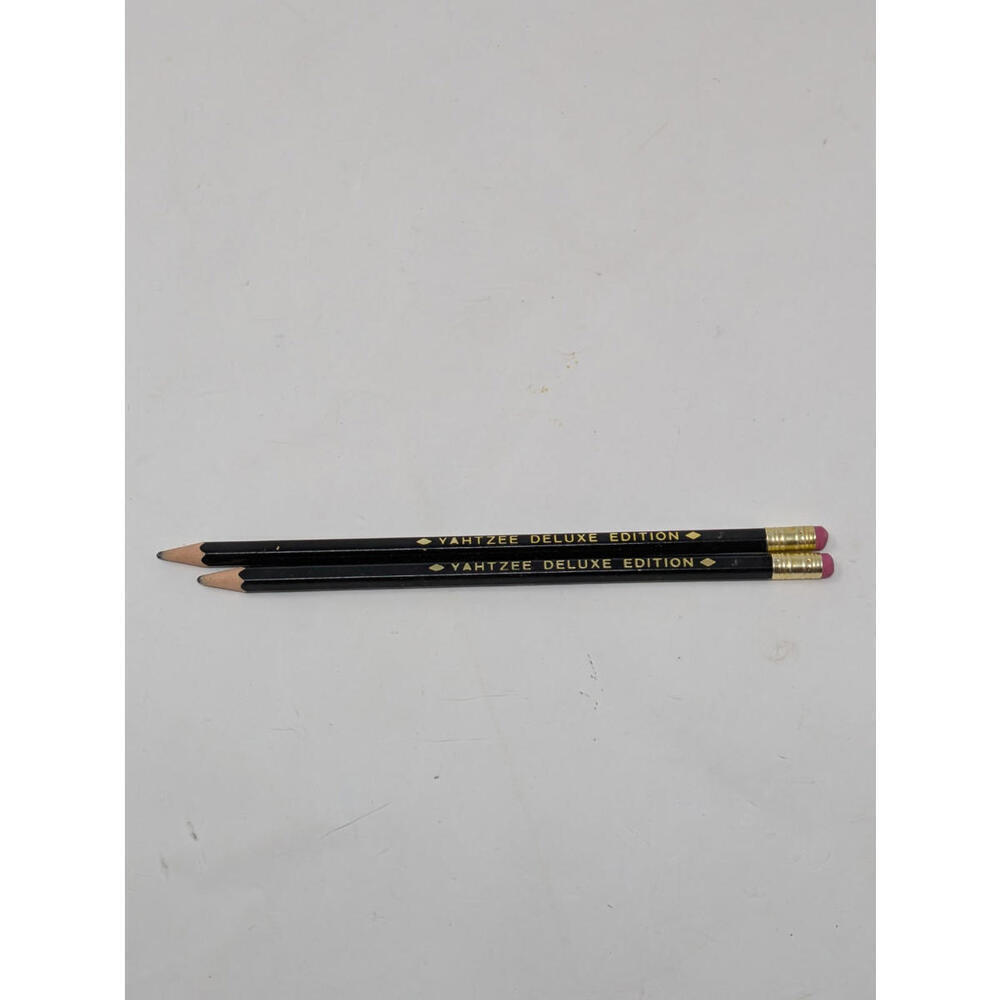 2x Yahtzee Deluxe Edition  Pencil E6100 1997 Original/OEM
